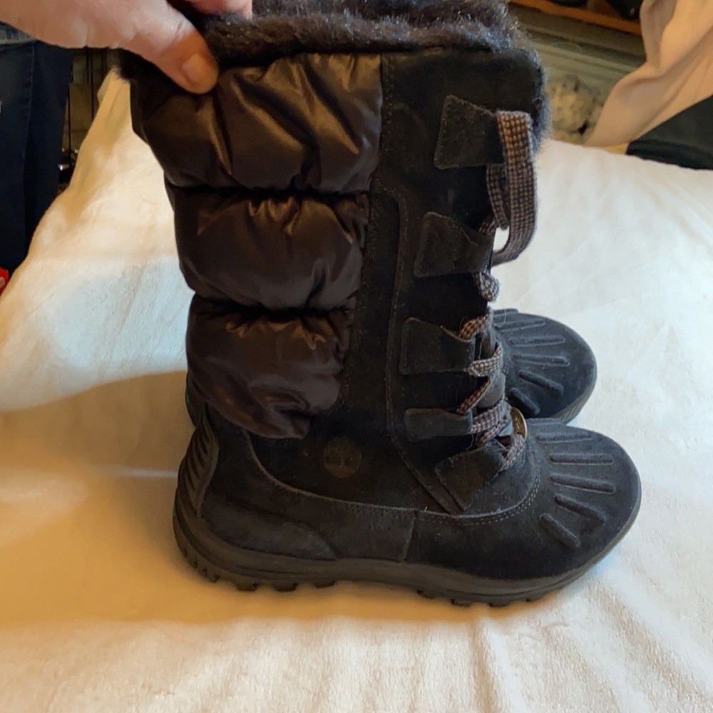 Timberland boots. Great for winter weather. Worn once. Perfect condition